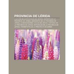   de Lérida (Spanish Edition) (9781231437537) Fuente Wikipedia Books