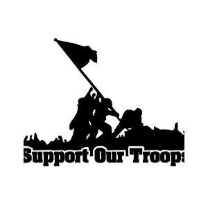  Support Our Troops Military Graphic Vinyl Decal 
