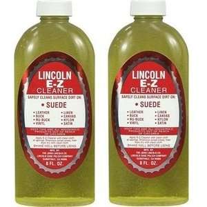   LINCOLN E Z Leather Suede Stain Vinyl CLEANER 8 Oz. x2 Toys & Games