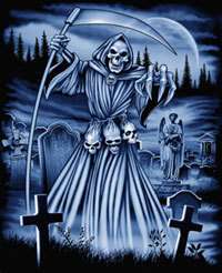 Cemetery Reaper Black T Shirt Any Size ~Cool Design~  