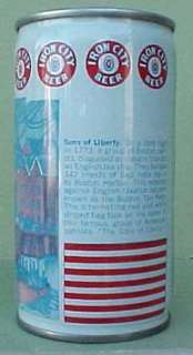 IRON CITY BEER SONS LIBERTY Bicentennial Can Pittsburgh  