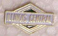 Hat Tie Tac Push Lapel Pin Illinois Central Railroad N  