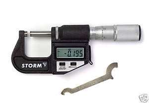 Central Electronic Digital Micrometer #3M301  