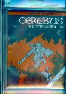 CEREBUS #1 CGC 9.0 OW/WH PAGES DAVE SIMS  