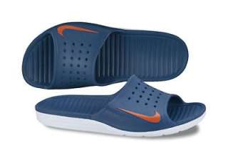Nike Mens Solarsoft Slide Flip Flops Sandals/Pool Beach Shoes Blue 