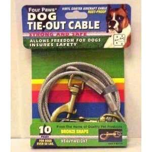  Top Quality 10ft Cable Tieout 1750lb   Silver: Pet 