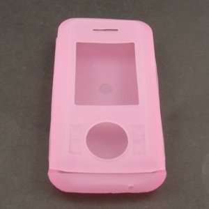   Pink Silicone Skin Case for Sony Ericsson W580 W580i 