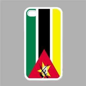  Mozambique Flag White Iphone 4   Iphone 4s Case