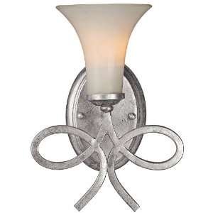  Solaris Collection 1 Light 8 Olde Silver Wall Sconce with 