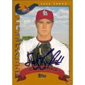 Scotty Layfield Signed Cardinals 2002 Topps Card Sports 
