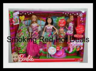 Barbie A Perfect Christmas 4 Singing Dolls Sing On Stage Skipper 