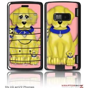  LG enV2 Skin   Puppy Dogs on Pink by WraptorSkinz 