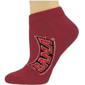   Crimson Tide Ladies Crimson Team Name Ankle Socks