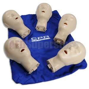  CPR Prompt Heads Adult/Child 5 Pack (for TAN Manikin) w 