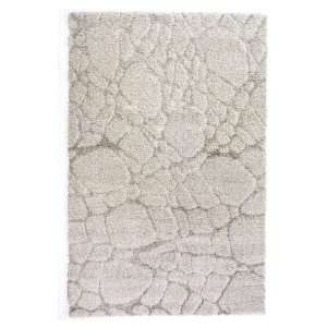   Area Rugs Ivory 5 2 x 7 6 Marbles Shaggy Furniture & Decor
