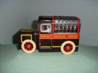   Hershey Chocolate Tin Milk Truck Wheels Candy Collectible Advertising