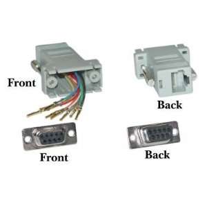  DB9 Female to RJ45 Adapter,Gray 24D 202 
