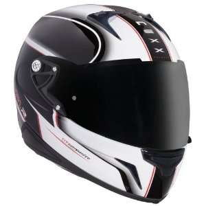   Motion Black X Large Shiny Full Face Motorcycle Helmet: Automotive