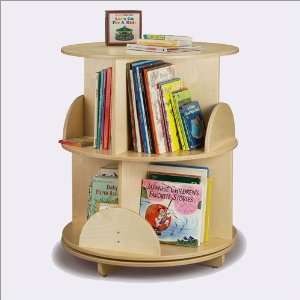  Carousel 2 Shelf Book Stand by Whitney Brothers   Made in 