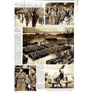 1951 KOREAN WAR BRITISH PRISONERS SOEBAEK MOUNTAINS:  Home 