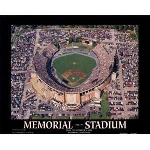   Stadium Aerial Picture MLB, Deluxe Frame, Natural Oak: Sports