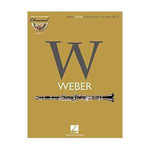 Clarinet Concerto No. 1 in F Minor Op. 73 Softcover wCD