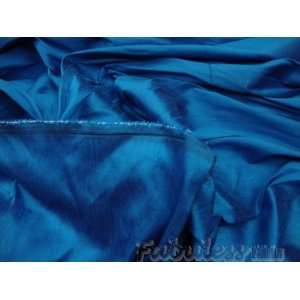   Blue Shantung Dupioni Faux Silk Fabric Per Yard: Arts, Crafts & Sewing