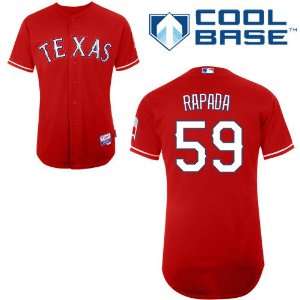  Clay Rapada Texas Rangers Authentic Alternate Cool Base 
