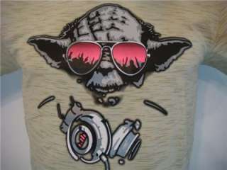 Technics T Shirt DJ Yoda Star Wars Headphone Sz.M NEW  