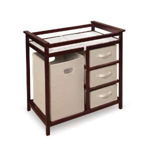  Badger Basket Modern Changing Table with 3 Baskets and 
