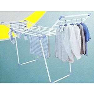 Mega Sized Adjustable Laundry Clothes Drying Rack Hanger Housewares