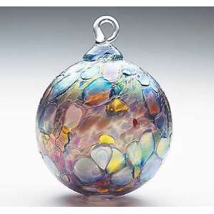  Glass Eye Studio Hand Blown Slate Glass Ornament: Home 
