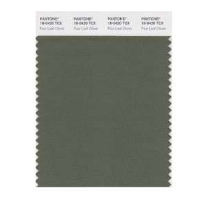  PANTONE SMART 18 0420X Color Swatch Card, Four Leaf Clover 