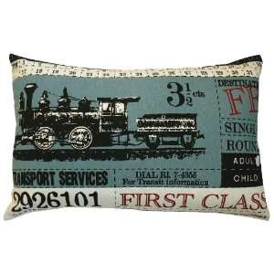 First Class Railroad Ticket Pillow