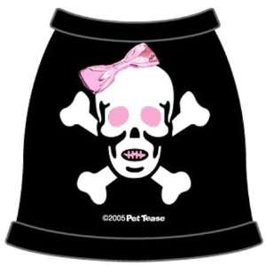 Dog Shirt FUNNY DogTank Girl Skull & Crossbones M: Kitchen 