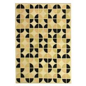  Area Rug Thick Carpet Modern Wool Gold 7 6 x 9 6 