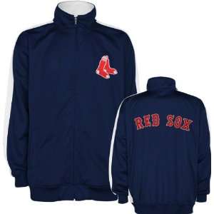  Boston Red Sox Navy Eagle Track Jacket: Sports & Outdoors