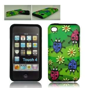  APPLE IPOD TOUCH 4 COLORFUL DAISIES AND LADY BUGS HYBRID 