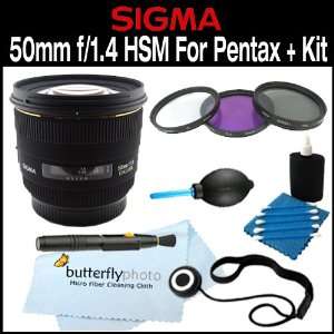  Sigma 50mm f/1.4 EX DG HSM Lens for Pentax Digital SLR Cameras 