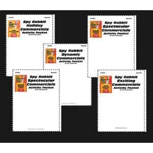  Commercials in Spanish Dvd Activity Packets Set of 5 