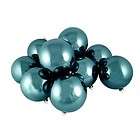 Pack of 16 Shiny Shiny Dancer Blue Glass Ball Christmas Ornaments 4