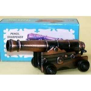  Naval Cannon Pencil Sharpener Diecast Antique Finished 