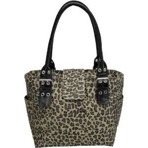  Atlantic Luggage Printed Nylon Lunch Tote   Leopard 