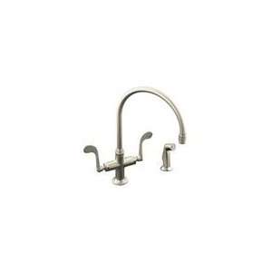  KOHLER K 8763 BN Essex Kitchen Sink Faucet with Wristblade 