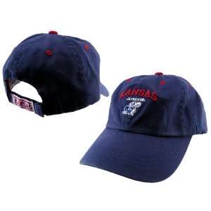   Kansas Jayhawks Royal Showdown Adjustable Hat: Sports & Outdoors