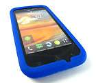 BLUE Soft Silicone Gel Rubber SKin Case Cover LG myTouch E739 Phone 