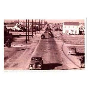  Preston Road and Lovers Lane Dallas Scene Postcard 1940 