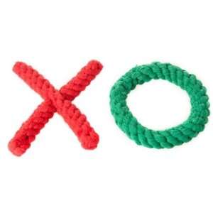  Mascot TOY005XO 08 Hugs   Kisses Rope Toy   Red   Green 