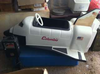 Space Shuttle Columbia Kiddie Ride, Used Small discolor on rear tail 