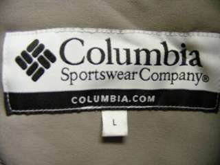 Columbia Titanium Jacket Mens L Sample Grey Ivory EUC Coat  